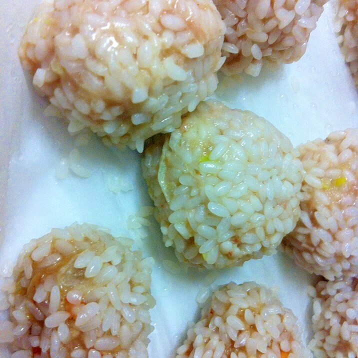 簡単!!モチモチ【もち米えび焼売】